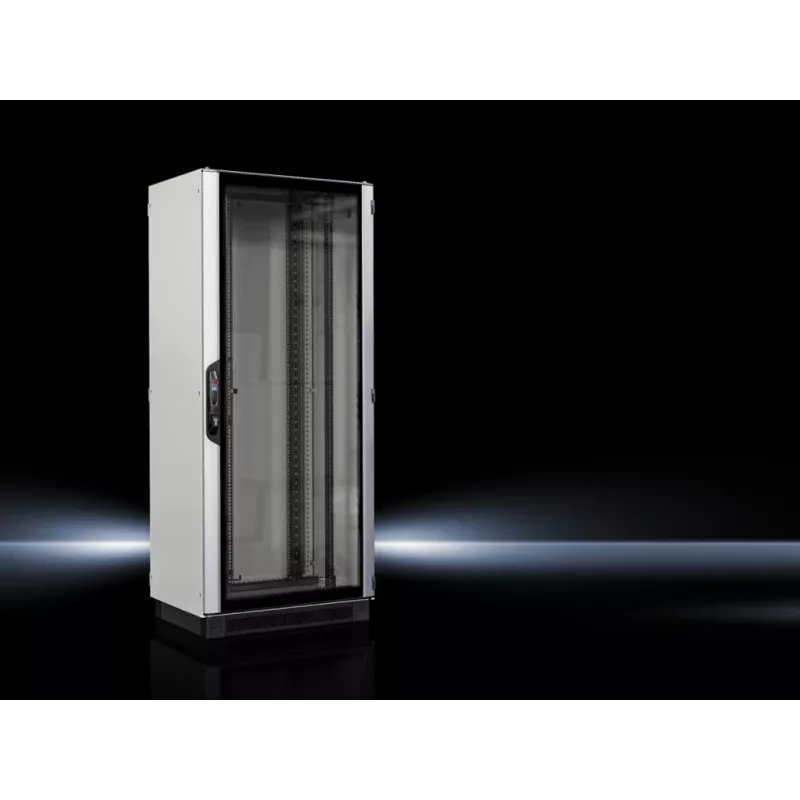 Rittal VX IT 42U Server-Rack-Schrank, 800x2100x800 mm, perforierte Türen, RAL 7035