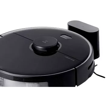 Roborock S5 Max Saugroboter - beutellos - Schwarz - Rund - 0,46 L - Teppich - Hartboden