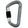 Rock Empire Racer S Screw Gate Karabiner Grau
