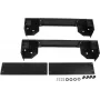 Rockstable 19 Zoll Rollensockel – Schwarz – SPCC-Stahl – 600 mm Breite – 800 mm Tiefe