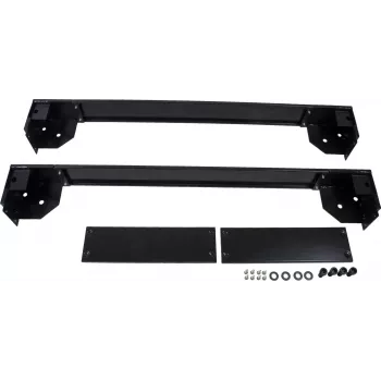 Rockstable 19 Zoll Rollensockel – Rollenplattform – Schwarz – SPCC-Stahl – 600 mm x 1000 mm