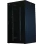 Rockstable 32U 19 Zoll Serverschrank mit Mesh-Türen - Standschrank - 800 kg Tragfähigkeit - abschließbar - Montageschienen - verstellbare Füße (RS19-8832PP)