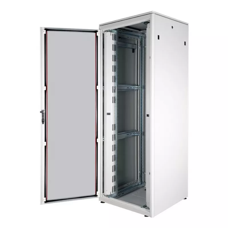 ROLINE 19-Zoll Netzwerkschrank Pro 47U, 800x800mm Glastür Grau