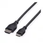 ROLINE HDMI High Speed Kabel mit Ethernet, HDMI Typ A Stecker auf Mini HDMI Stecker, 2 m, 11.04.5580