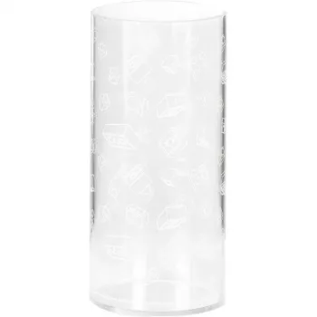 Room Copenhagen LEGO Zylindervase Brick Art Line Transparent