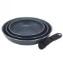 Russell Hobbs RH03293EU7 Nightfall Stone 4-teiliges Smart Clip Pfannenset