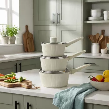 Russell Hobbs RH03868C Cote 20 cm Kochtopf, Creme