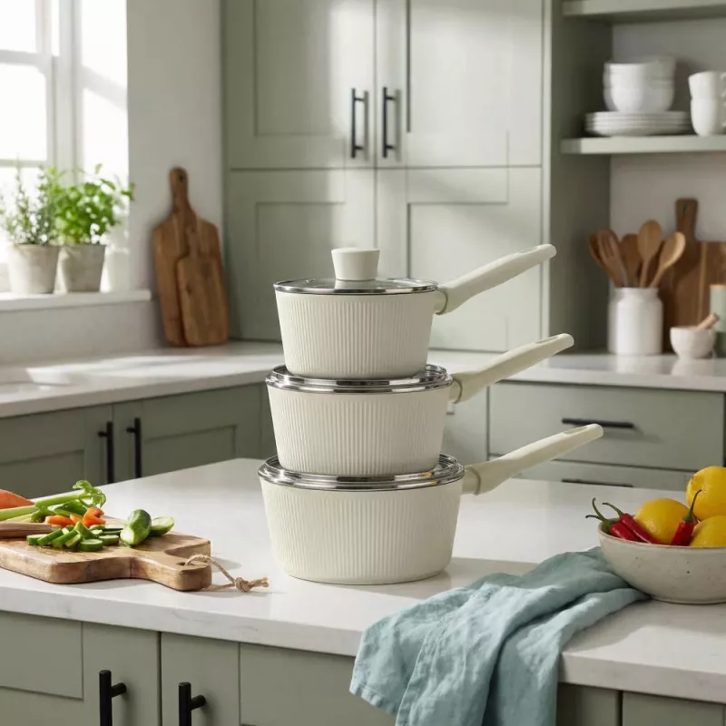 Russell Hobbs RH03868C Cote 20 cm Kochtopf, Creme