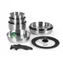 Russell Hobbs RH04041 Edelstahl 8-teiliges Smart Clip Kochgeschirr-Set