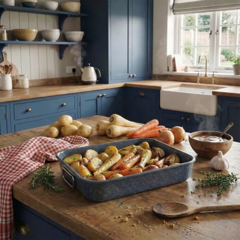 Russell Hobbs RH04097 Nightfall Stone Bräter und Rost