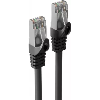 S CONN MAXIMUM CONNECTIVITY Industrie-PUR Cat.7 S/FTP RJ45 Patchkabel, Schwarz, 2,0m 08-39035