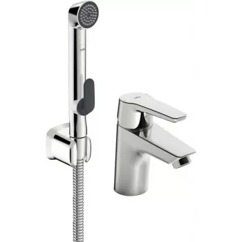 SAGA 3912F Waschtischarmatur mit Bidetta Handbrause, Chrom