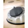 Salter 338 SSBKXR15 Edelstahl Mechanischer Timer - 60-Minuten Aufzieh-Timer mit akustischem Signal, Silber