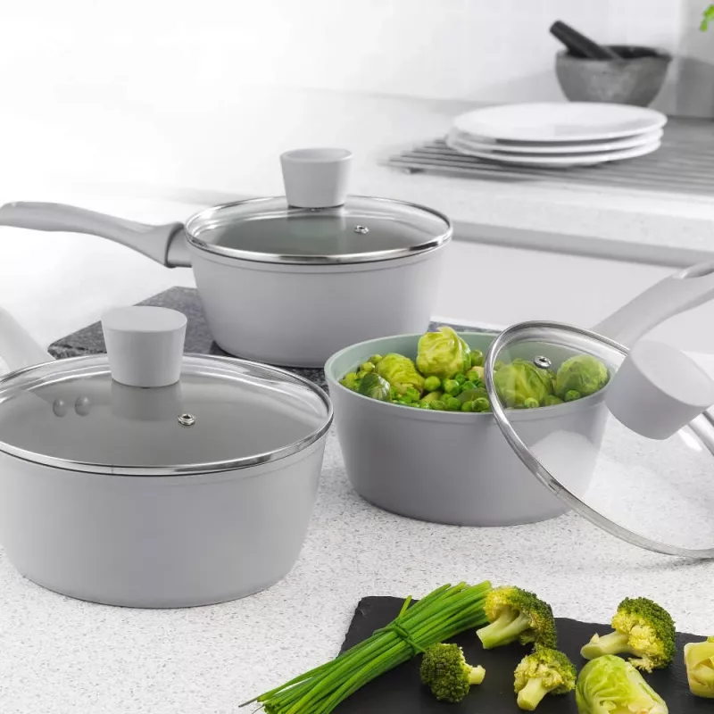 Salter BW092831EU7 Earth 3-teiliges (16/18/20cm) Kochtopfset