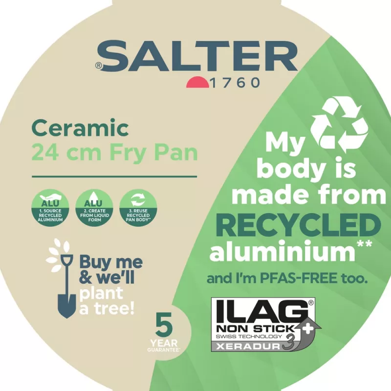 Salter BW12871EU7 Keramik-Bratpfanne 24 cm