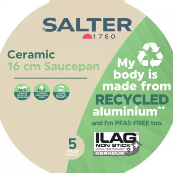Salter BW12877AS Keramik-Kasserolle, 16 cm