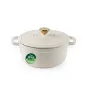 Salter BW13771C Chester 3.4L Gusseisen-Kasserolle 24 cm, Creme