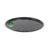 Salter BW14483 Brilliance Pizzablech 32 cm Carbonstahl Antihaft Grau
