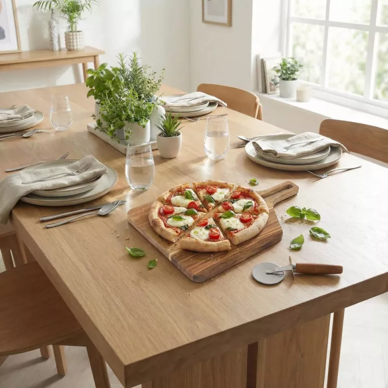 Salter BW14825 Toronto 12 inch Pizzabrett & Pizzaschneider-Set