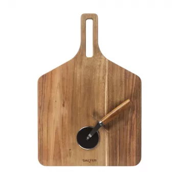 Salter BW14825 Toronto 12 inch Pizzabrett & Pizzaschneider-Set