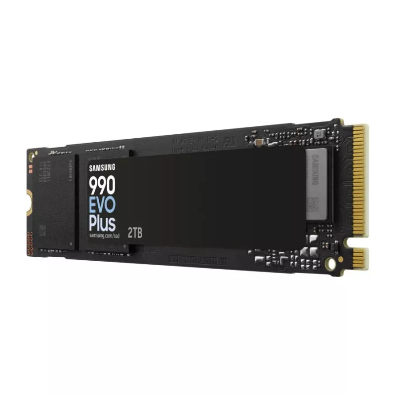 Samsung 990 EVO Plus SSD, 2 TB, M.2, PCIe 4.0, 7150 MB/s, 1350000 IOPS, Schwarz