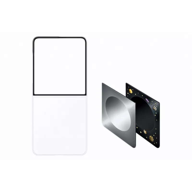 Samsung EF-FF776CJEGWW FlipSuit Magnet Case für Galaxy Flip8 - Grau