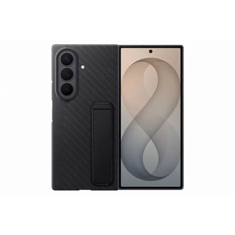 Samsung Carbon Standing Case für Galaxy Z Fold8 Ultra, Schwarz
