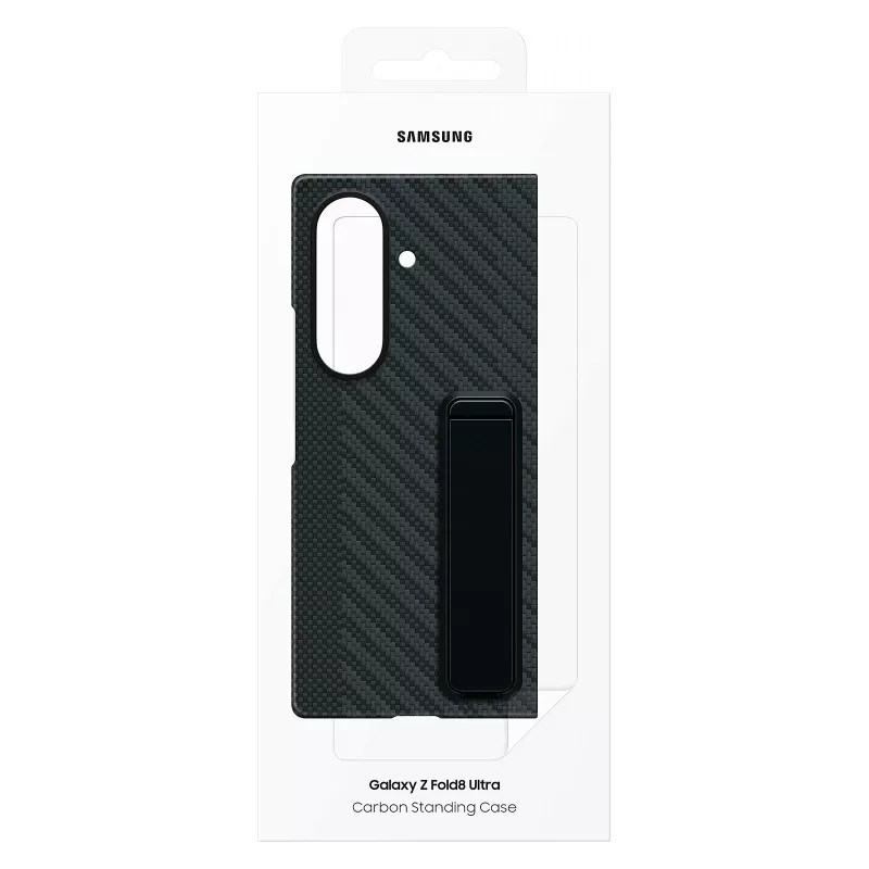 Samsung Carbon Standing Case für Galaxy Z Fold8 Ultra, Schwarz