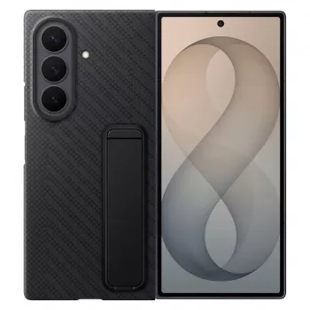 Samsung Carbon Standing Case für Galaxy Z Fold8 Ultra, Schwarz