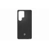 Samsung Enzo Aramid Hülle für Galaxy S25 Ultra – Schwarz Silber