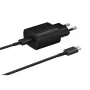 Samsung EP-TA800EBE + EP-DG980BBE 25W Reiseladegerät und USB-C auf USB-C Datenkabel Schwarz (Bulk)