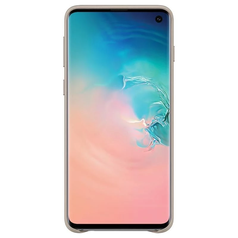 Samsung Galaxy S10 Lederhülle EF-VG973LJEGWW Grau