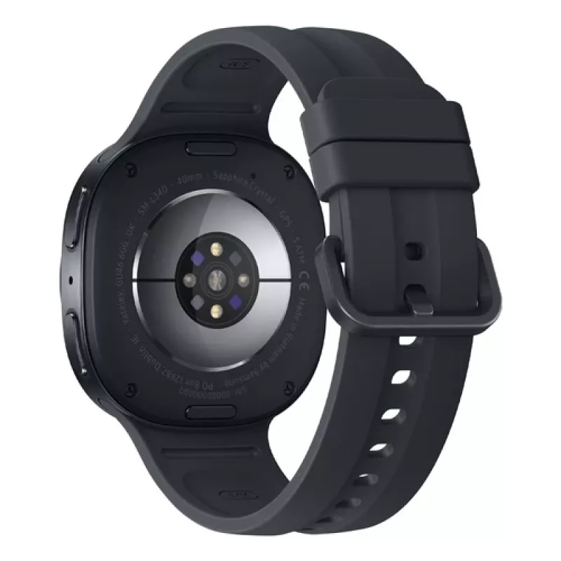Samsung Galaxy Watch9 LTE SM-L345 40 mm Smartwatch, 1,3" Display, GPS, WLAN, Wear OS, Sportarmband S/M, Graphite