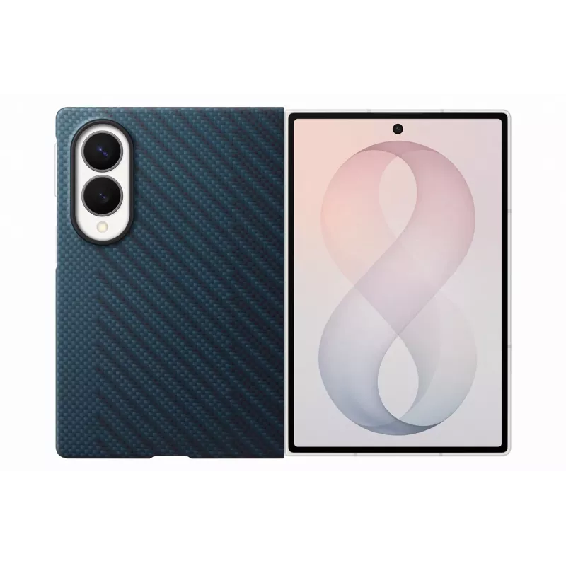 Samsung Galaxy Z Fold8 Carbon Magnet Standhülle - Marineblau (EF-KF971SNEGWW)