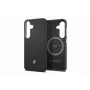 Samsung GP-FPS936PGABW Enzo Aramid Case für Galaxy S25 Plus, Schwarz Silber