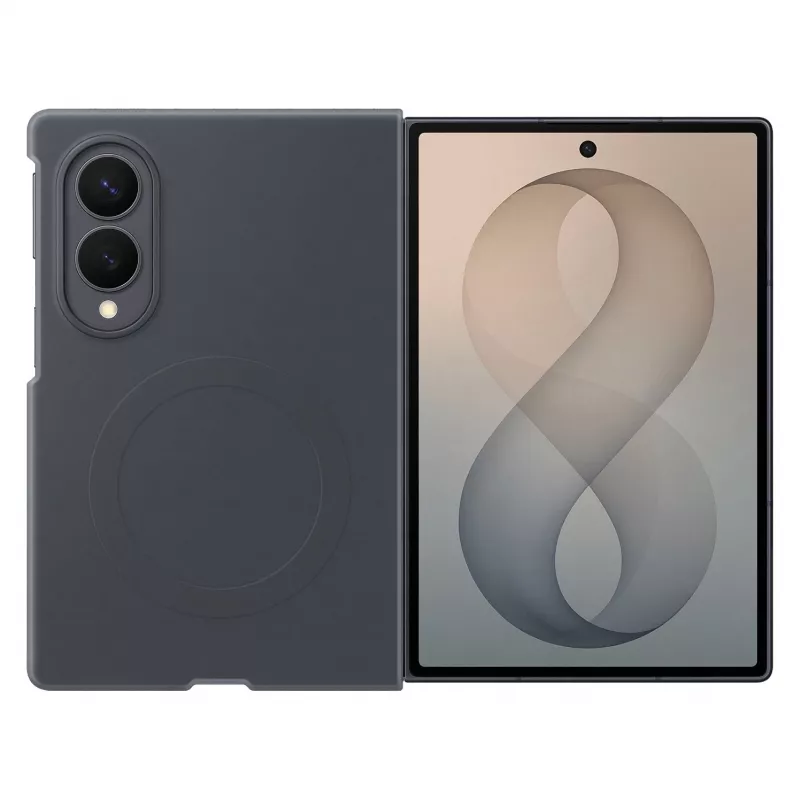 Samsung Silicone Magnet Case for Galaxy Z Fold8, Schwarz