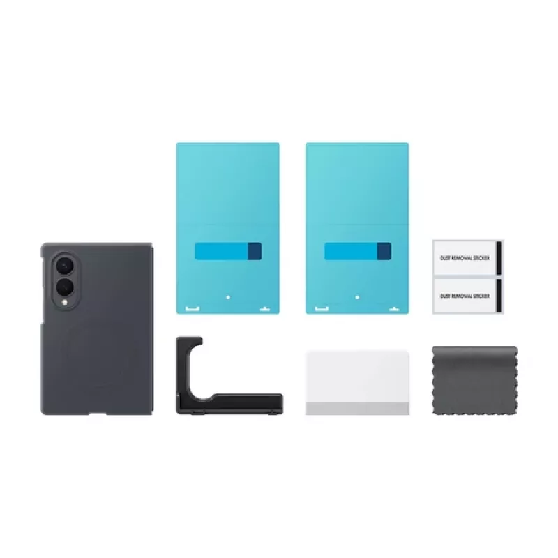 Samsung Silicone Magnet Case for Galaxy Z Fold8, Schwarz