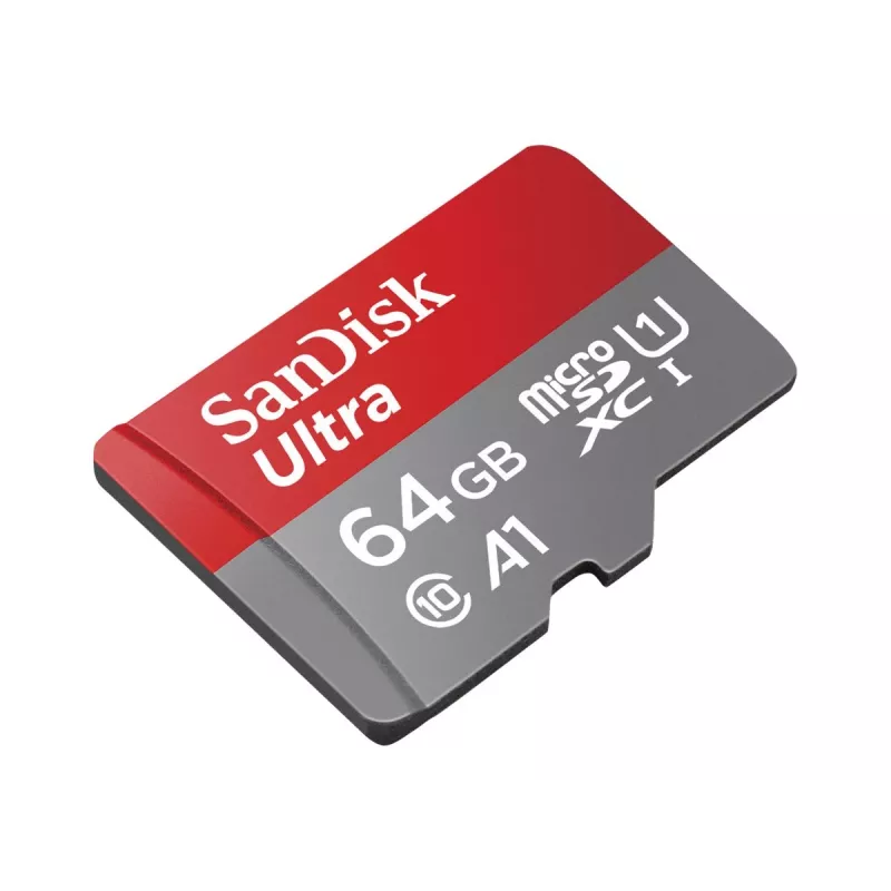 SanDisk Ultra 64GB microSDXC Speicherkarte mit SD Adapter