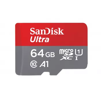 SanDisk Ultra 64GB microSDXC Speicherkarte mit SD Adapter