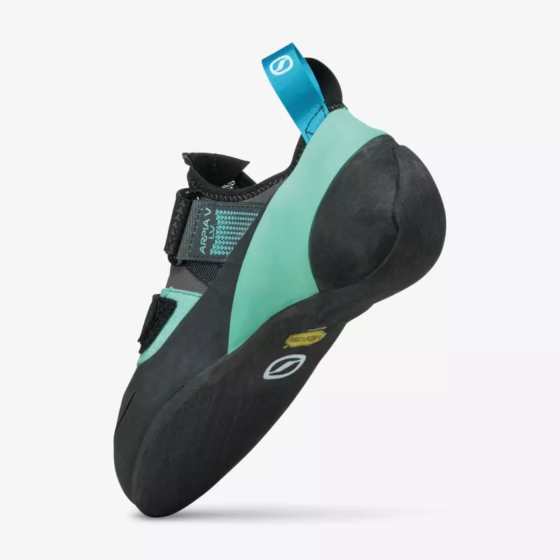 Scarpa Arpia V LV Kletterschuhe - Shark/Aqua - Größe 40.5