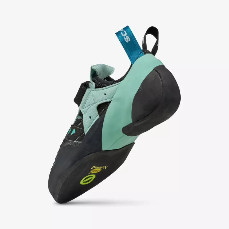 SCARPA Instinct VS Women's Climbing Shoes - Black/Aqua - EU 38.5