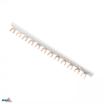 SCHELINGER A19-BB-1F U-Typ Einphasen-Sammelschiene 10mm² 12 Module 63A