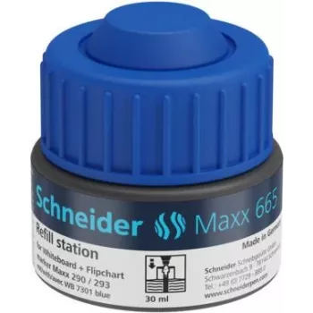 Schneider Maxx 665 Nachfülltinte, Blau 166503