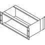 SCHROFF 19-Zoll-Winkelhalterung Typ F, 3U, ohne Grifföffnungen, für Edelstahldichtung, 2 Stück 24560197