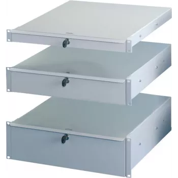 SCHROFF 20110063 19-Zoll-Schublade, 3U, eloxiert