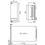 SCHROFF 21006945 Frontplatte