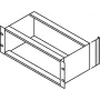 SCHROFF EMC-Eckprofil-Endstück für 3U-Gehäuse, Aluminium, klar chromatiert, 128,4 mm, 24561198