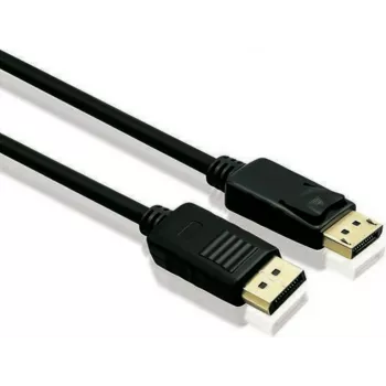 SECOMP STANDARD DisplayPort-Kabel, DP ST - ST, Schwarz, 1 m (S3685)