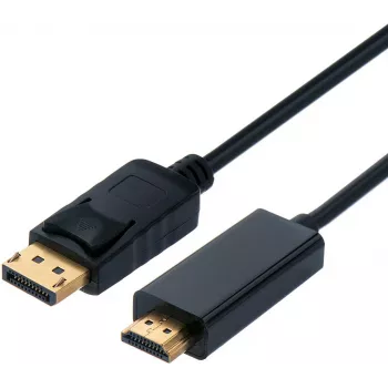 SECOMP STANDARD DisplayPort-Kabel DP zu HDTV, ST/ST, Schwarz, 1 m (S3675)