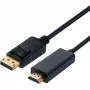SECOMP STANDARD DisplayPort Kabel DP - UHDTV, ST/ST, Schwarz, 1 m (S3680)